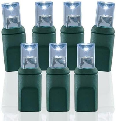 Pro Christmas LED Christmas Lights – 70 Count Wide Angle Conical String Lights – Professional Grade Indoor/Outdoor Commercial Holiday Light Set for Trees, Bushes, & Décor – Pure White