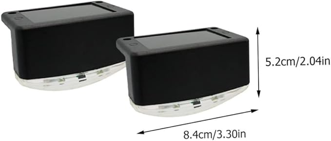 4pcs Solar Pathway Lights Led Stair Lamps Outdoor Lights for Garden Patio Walkway Stairs