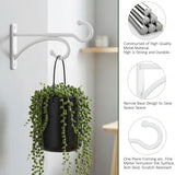 2Pack 6 Inch Plant Hangers Outdoor, Wall Hooks for Hanging Planters Baskets