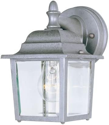Maxim Cast-One Light Outdoor Wall Mount in Early American Style-5.5 Inches Wide by 8.5 inches high-Pewter Finish | Lumora