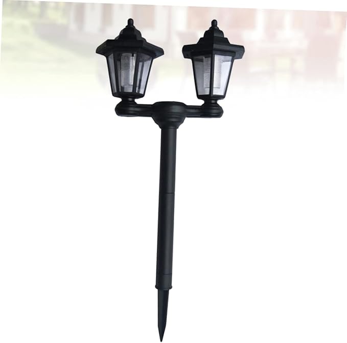 Sosoport Head Solar Garden Lights Ground Plug Solar Pathway Lights for Outdoor Decor for Lawn Patio Garden Park