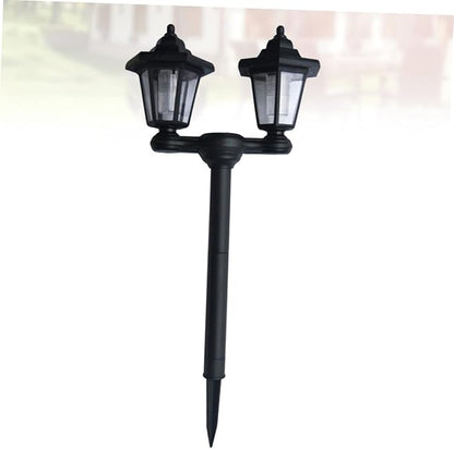 Sosoport Head Solar Garden Lights Ground Plug Solar Pathway Lights for Outdoor Decor for Lawn Patio Garden Park