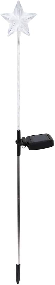Solar - Sun Moon Star Solar Stake Lights, Outdoor Waterproof, Yard Patio Pathway Decoration (Star)