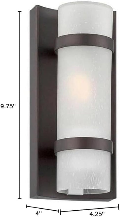 Acclaim 4700ABZ Apollo Collection 1-Light Wall Mount Outdoor Light Fixture, Architectural Bronze