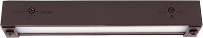 WAC Landscape Lighting, Hardscape 6in LED 12V Strip Light with Quick Release and 2-CCT 2700K-3000K in Bronze
