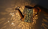 Solar Watering Can Garden Lights - Solar Lights Outdoor Garden Ornaments Waterproof Large Yard Statues Retro Copper | Lumora