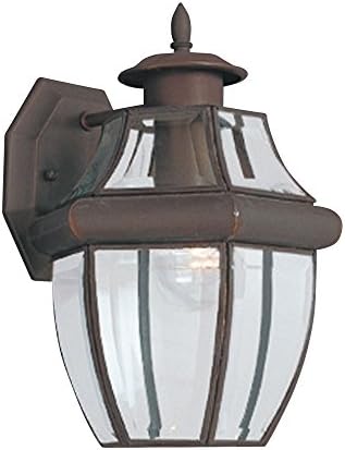 Generation Lighting 8038-71 Lancaster Traditional One - Light Outdoor Wall Lantern Outside Fixture, Antique Bronze Finish