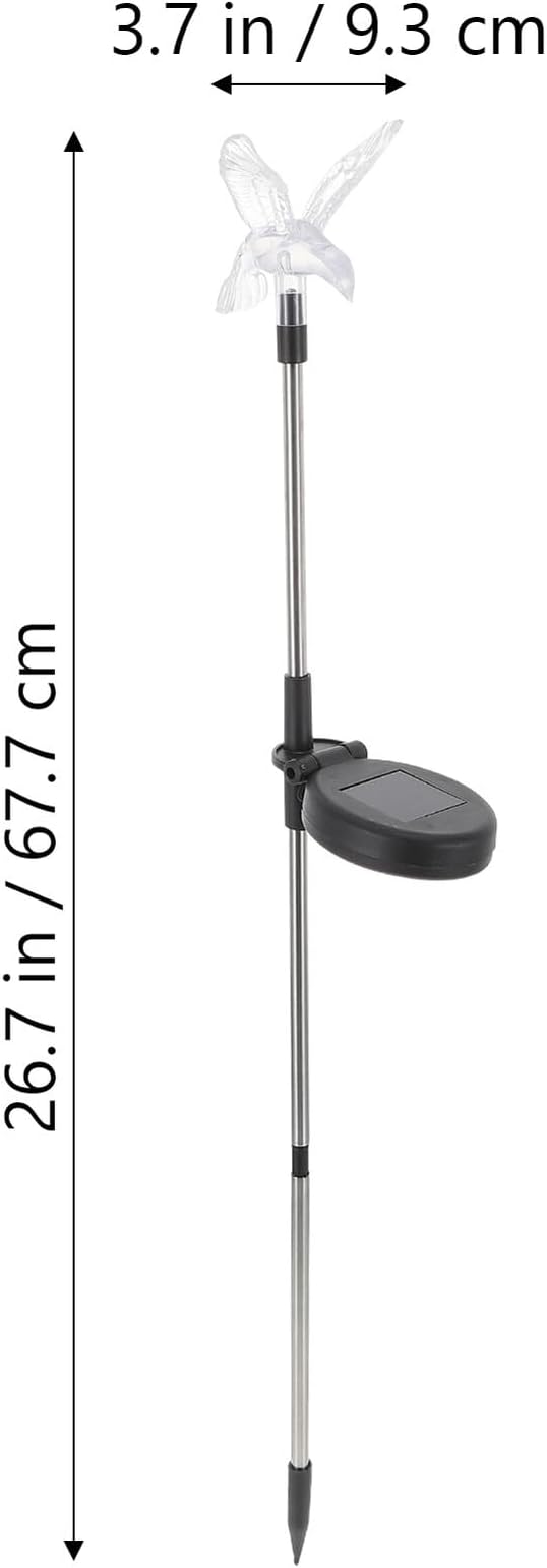 VALICLUD Waterproof Solar Pathway Lights LED Garden Lawn Stake Light Outdoor Solar Decoration for Yard and Patio