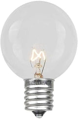 G30 Patio String Lights with 25 Globe Bulbs - Garden Hanging String Lights - Vintage Backyard Patio Lights | Lumora