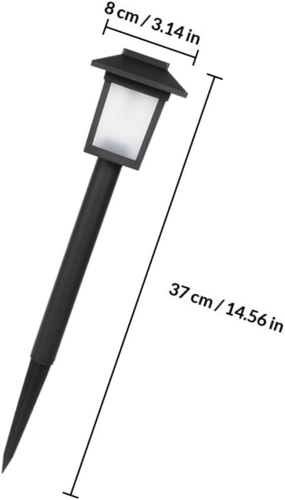 NUOBESTY 4pcs Solar Pathway Lights Outdoor Waterproof LED Garden Ground Lamps Solar Powered Landscape Lighting for Yard Walkway Patio Decor