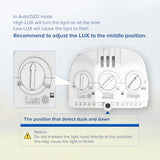 SANSI 25W 3000LM Motion Sensor Outdoor Lights, Remote Control, Standard