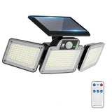 JumJam Solar Flood Lights, Security Lights Outdoor Motion Sensor for Garden
