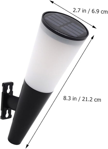 VALICLUD Solar Wall Light for Outdoor Use Energy-Saving LED Garden Lamp with Weatherproof Design Easy Installation Solar Lighting for Patio Street and Garden Decoration