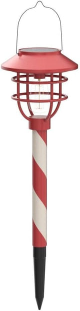 6 Pack Christmas Solar Pathway Lights Outdoor Decorations,Garden Solar Stake Landscape Lights Candy Cane Christmas | Lumora
