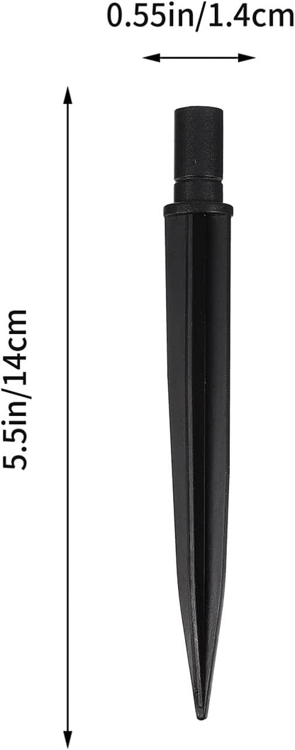 GANAZONO Ground Spike 5.51 Inch Landscape Lighting Accessories Durable Plastic Stakes for Outdoor Garden Solar Lights Pathway Markers