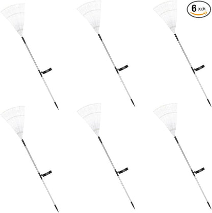 WENNI 6-Pack Outside Solar Lights Outdoor - Upgraded of Sunlight Garden Light,IP65 Waterproof Outdoor Decor Solar Fireworks Lights for Yard,Pathway Decoration,Unique Gifts for Family and Friends