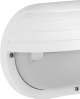 Progress Lighting 1-Light UV Stabilized Ribbed Frosted Polycarbonate Shade Modern Outdoor 10-1/2" Wall or Ceiling | Lumora