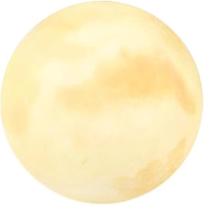 Solar Powered Moon Shape Outdoor Light,IP65 Waterproof Globe Landscape Light,Modern Minimalist Outdoor Lighting for Garden Porch and Path(15.74" D)