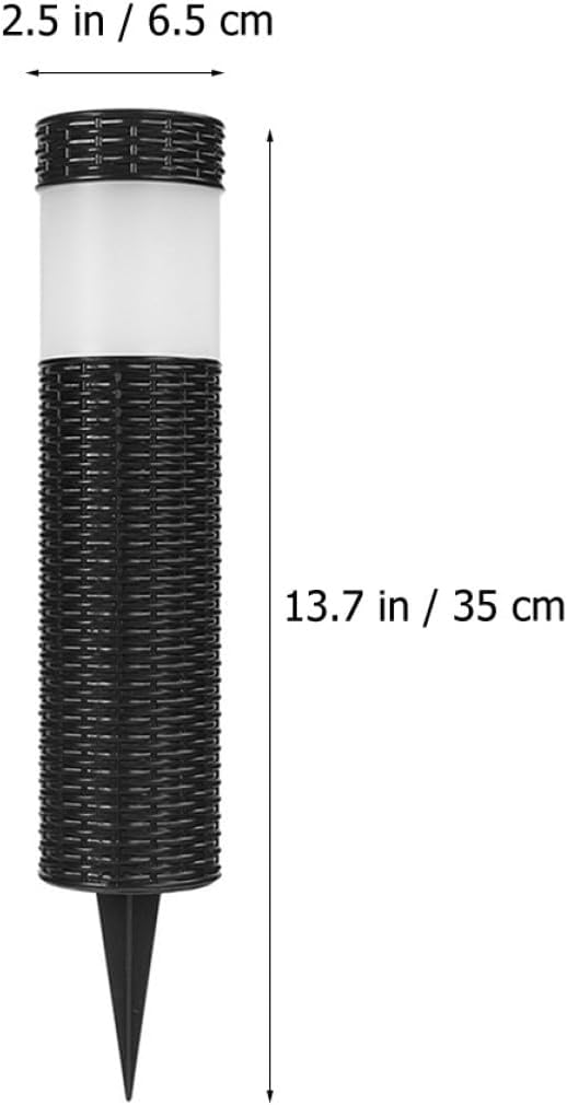 POPETPOP Solar Outdoor Stake Light Waterproof Solar Garden Pathway Light with Auto On/Off Function Warm White for Yard Lawn Patio Outdoor Use