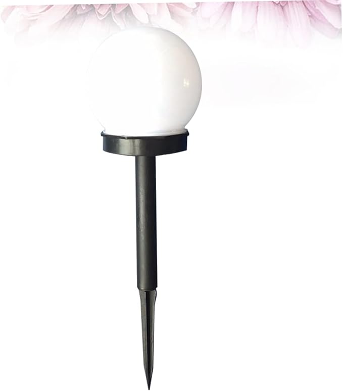 Vaguelly 4pcs Solar Pathway Lights Ball Bubble Shape Led Solar Panel Garden Lights Outdoor for Walkway Patio