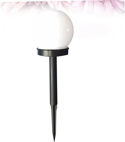 Vaguelly 4pcs Solar Pathway Lights Ball Bubble Shape Led Solar Panel Garden Lights Outdoor for Walkway Patio