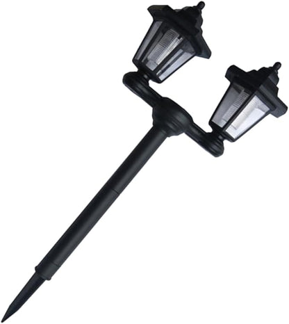 Dual Head Ground Solar Pathway Lights Solar Garden Lights for Outside for Lawn Garden Decor