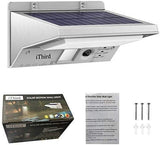 iThird Solar Lights Outdoor Motion Sensor, LED Solar Powered Outdoor Lights Stainless Steel Solar Security Light | Lumora