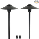 Arrownine Cast Aluminum Low Voltage Landscape Path Area Spread Lighting Pathway Lights Included Ground Spike,Wire | Lumora