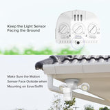 SANSI 25W 3000LM Motion Sensor Outdoor Lights, Remote Control, Standard