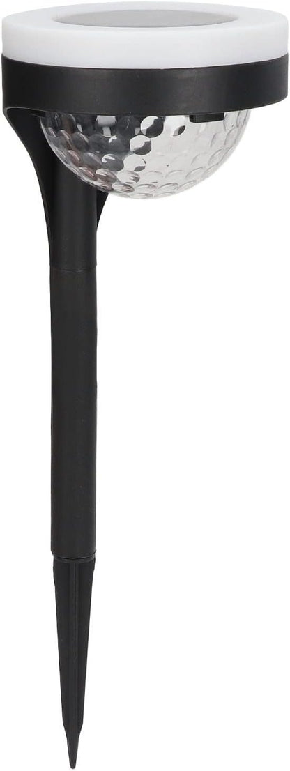 Outdoor Solar Pathway Light with Warm LED, Waterproof PP Material, 11x12x12.5cm - Easy Installation, No Rusting, Solar Lights Outdoor for Yard and Garden