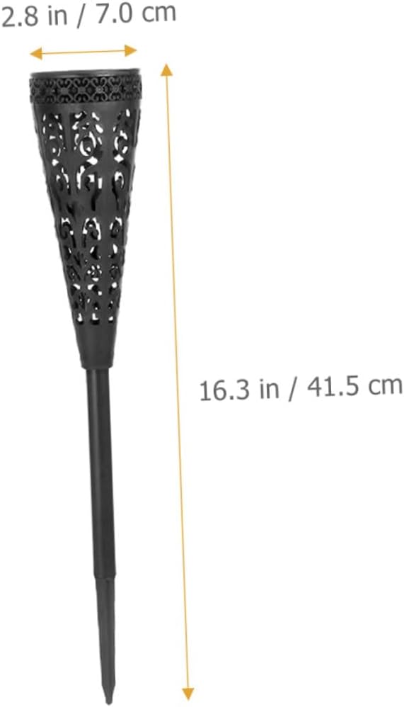 DECHOUS 4 Pieces Solar Pathway Lights Outdoor Garden Lawn Solar Powered Waterproof LED Landscape Projection Lights | Lumora