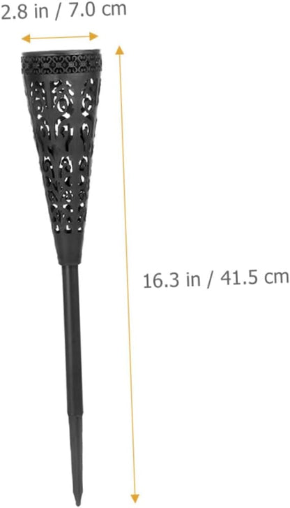 VALICLUD 4pcs Solar Pathway Lights Outdoor Solar Lawn Lights Waterproof LED Garden Decor Warm White Landscape Lighting for Patio Yard Path