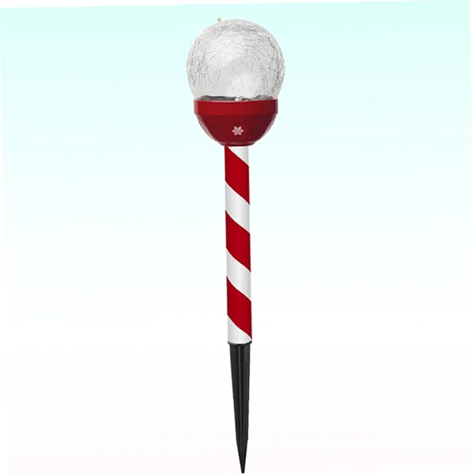 Veemoon Solar-Powered Crack Ball Garden Lights Led Landscape Lamp Outdoor Solar Lights Energy Efficient Christmas Decor