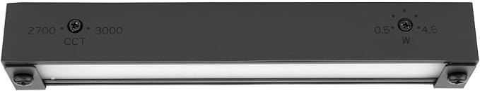 WAC Landscape Lighting, Hardscape 6in LED 12V Strip Light with Quick Release and 2-CCT 2700K-3000K in Black