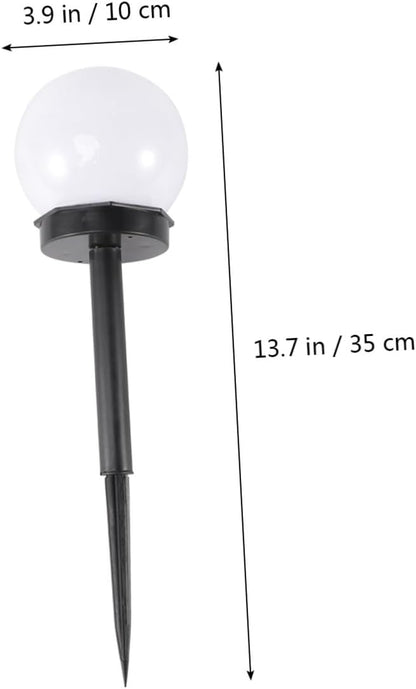 Ciieeo 8pcs Solar Lawn Lights Outdoor Garden Path Lights Waterproof Solar Powered Ground Landscape Lighting for Yard and Patio