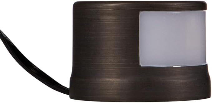 VOLT Stemless Directional Brass Path Light (Bronze) with 3W 2700K Warm White G4 LED Bulb for Low Voltage Landscape Lighting on Outdoor Pathway, Walkway, Garden, Driveway or Patio