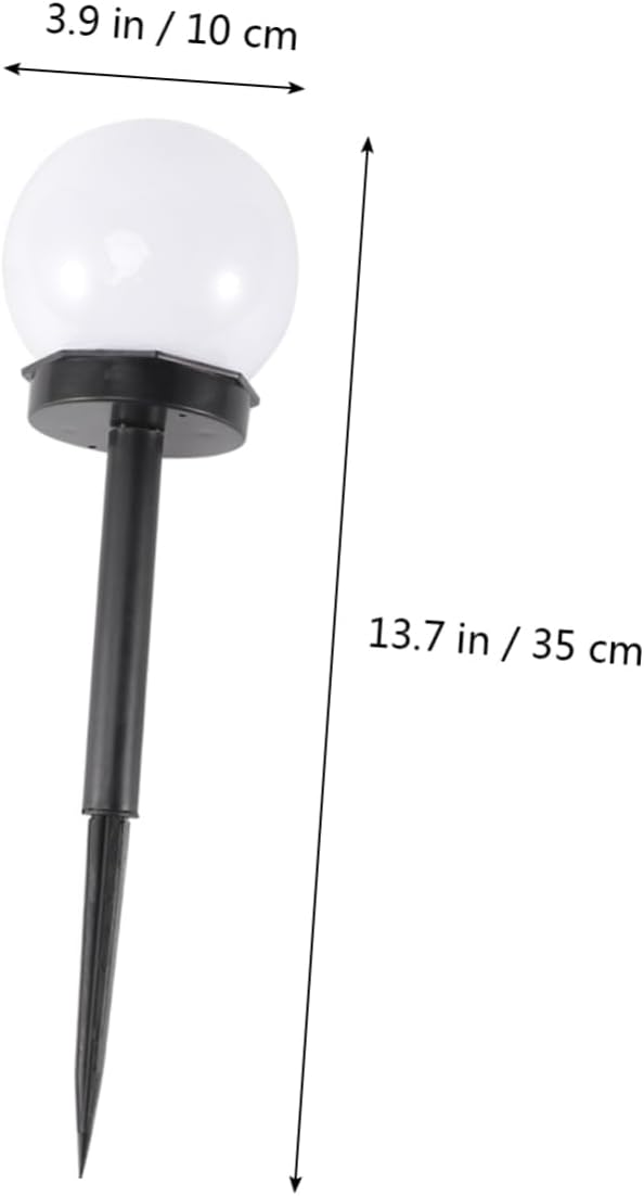 jojofuny 8pcs Solar Lawn Lights Outdoor Ball Lamps for Garden Patio Energy-Saving Solar Lights with Decorative Glow for Pathways and Flowerbeds
