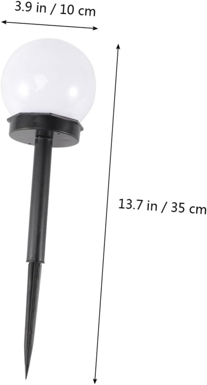 jojofuny 8pcs Solar Lawn Lights Outdoor Ball Lamps for Garden Patio Energy-Saving Solar Lights with Decorative Glow for Pathways and Flowerbeds