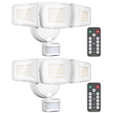 D2D Security Lights Motion Sensor Outdoor LED Flood Lights Remote 45W 5000K