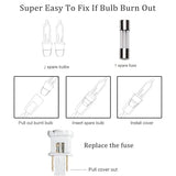 Dazzle Bright Christmas Snowflake Lights Outdoor,100 Count 8.5FT Connectable Waterproof Christmas Icicle Lights with 6 Drops Plug in for Indoor Xmas Yard Home Decorations (Warm White)