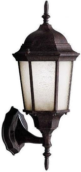Kichler Madison 19.75" 1 Light Outdoor Wall Light with Clear Beveled Glass in Tannery Bronze | Lumora