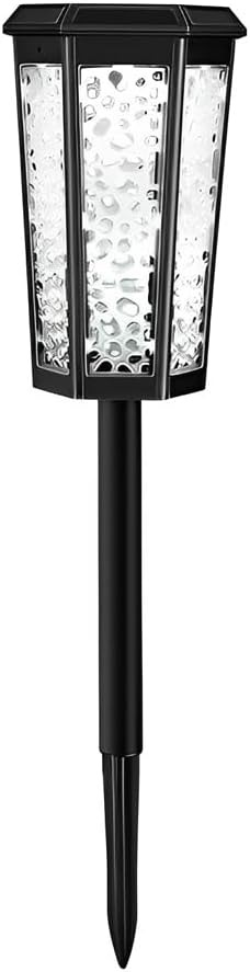 Solar Pathway Lights Outdoor,Waterproof IP65 Garden Landscape Lights with Warm White & RGB Color Changing,6-12h Outdoor Solar Lights for Yard, Walkway, Patio, Driveway, Lawn