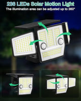 Motion Sensor Outdoor Lights, Solar Light with Stake, 1 Pack