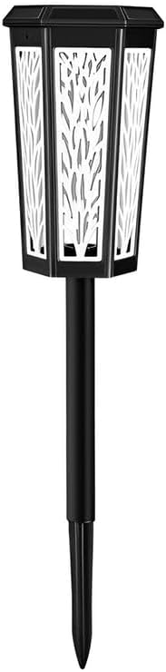 Solar Pathway Lights Outdoor, Waterproof Color Changing LED Solar Garden Lights with Warm White & RGB Modes, Auto On/Off Landscape Decor for Yard, Lawn, Walkway, Patio
