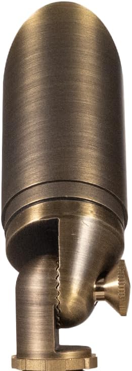 VOLT Top Dog Scotty 12V Cast Brass Mini Outdoor Spotlight (Bronze) for Low Voltage Landscape Lighting of Yard | Lumora