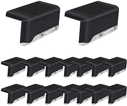 16 Pack Solar Deck Lights, The LED Lights for Outdoor, Waterproof Solar LED Lights for Deck, Step, Railing, Wall | Lumora
