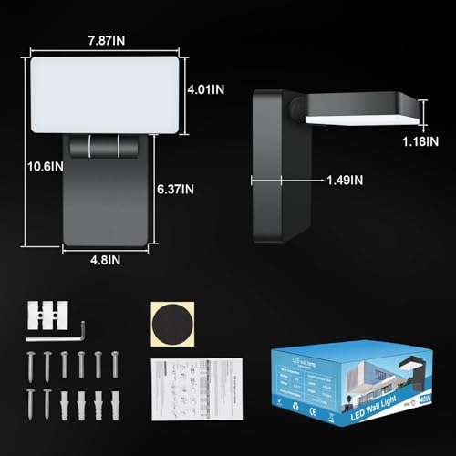 40W Modern Sleek Flood Light 3000LM 5000K for Backyard 8 Pack