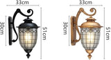 Continental Antique S Lantern Wall Lamp,Fashion Vintage Alumiexpression Artistique M Outdoor Waterproof | Lumora