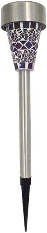 Solar Path Lights Outdoor Led Waterproof Glass Stainless Steel High Lumen Automatic Solar Pathway Lights White Light for Patio Yard Lawn Garden Landscape Lighting,Purple