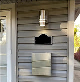 TENGXIN 2 Pack Patio Wall Light Cylinder,Up Down Modern Outdoor Wall Sconce with Stainless Steel Cylinder,Brushed | Lumora